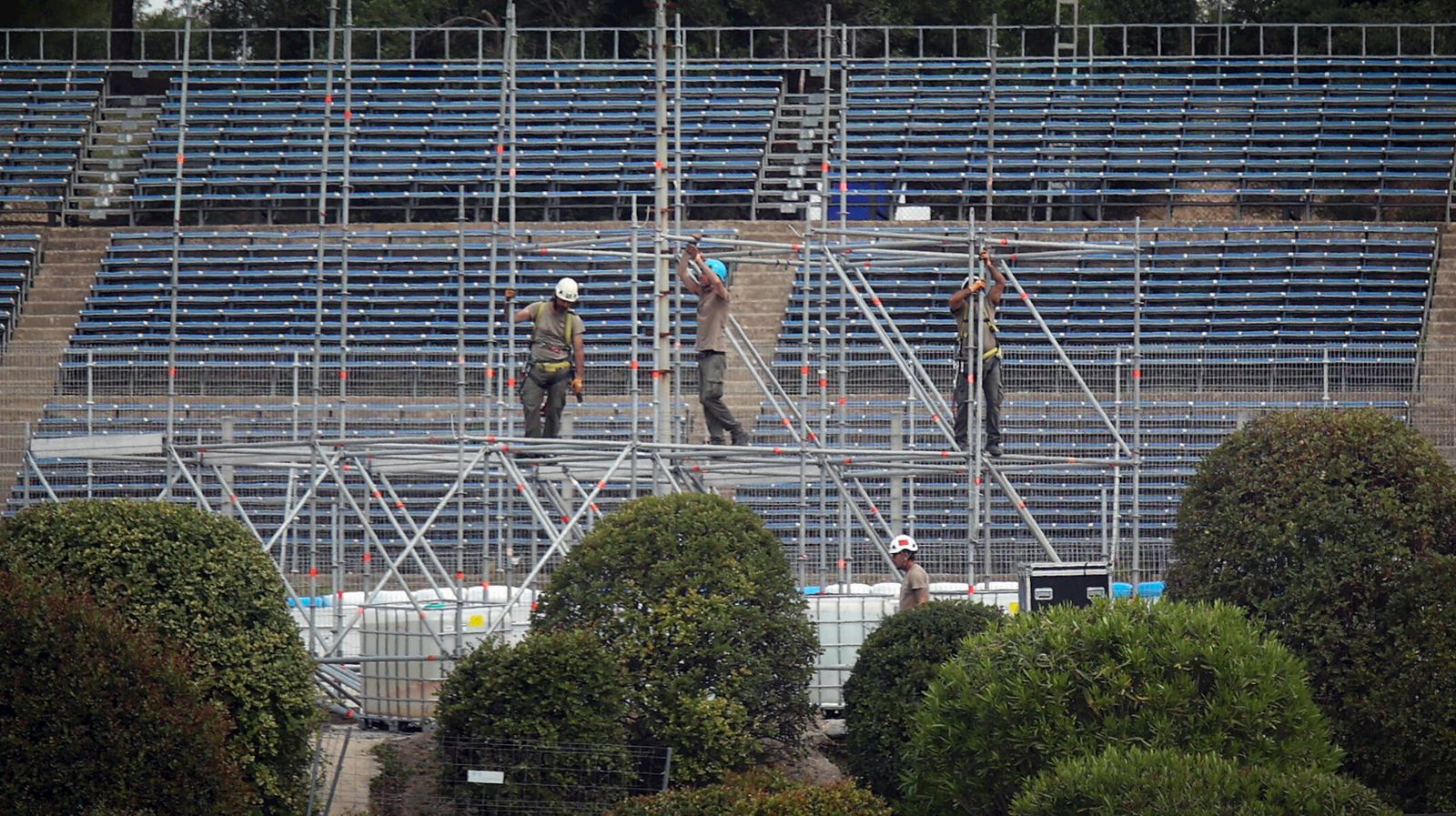 Así se prepara  el circuito para recibir el Gran Premio