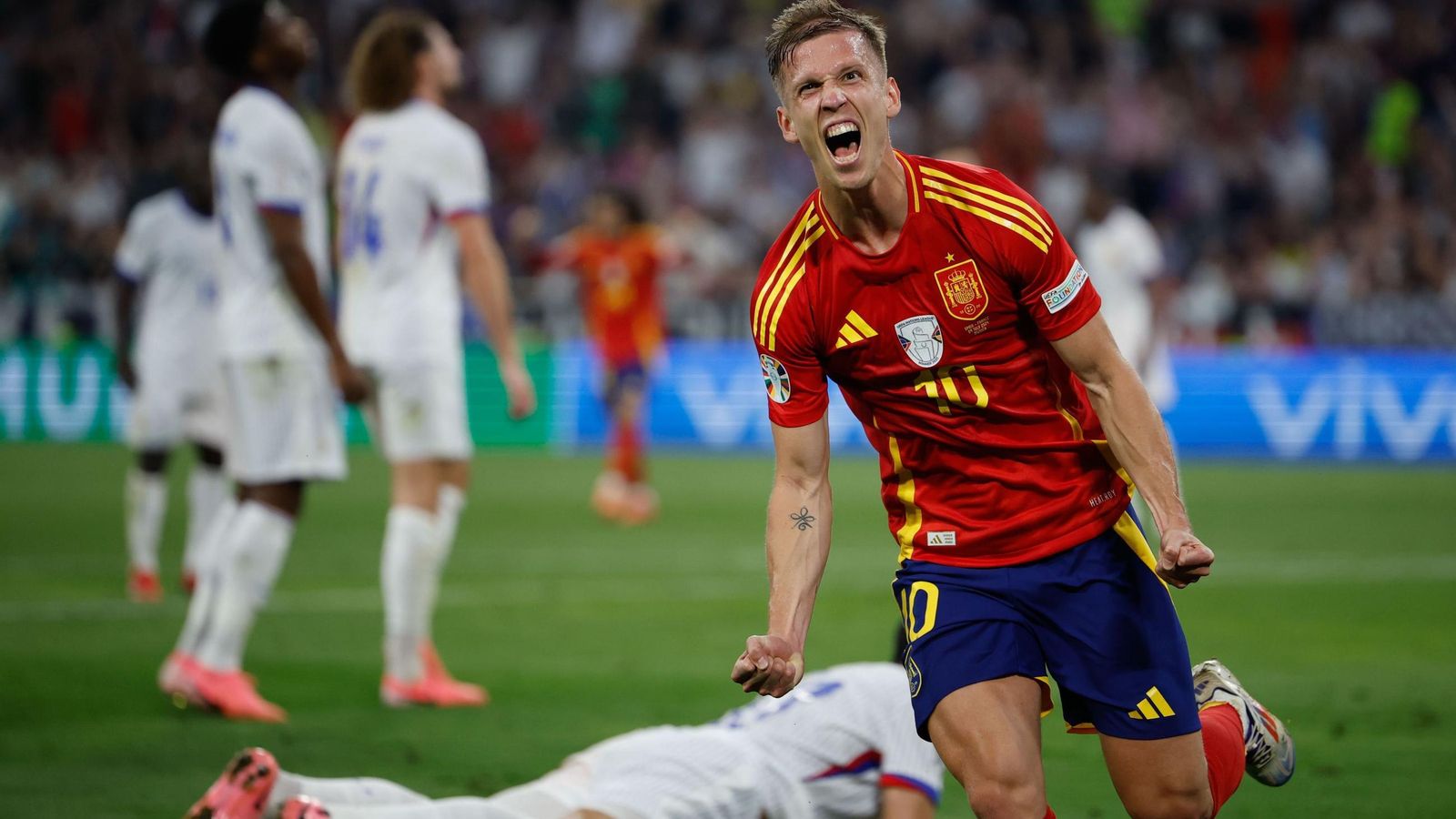Las mejores imágenes del España - Francia