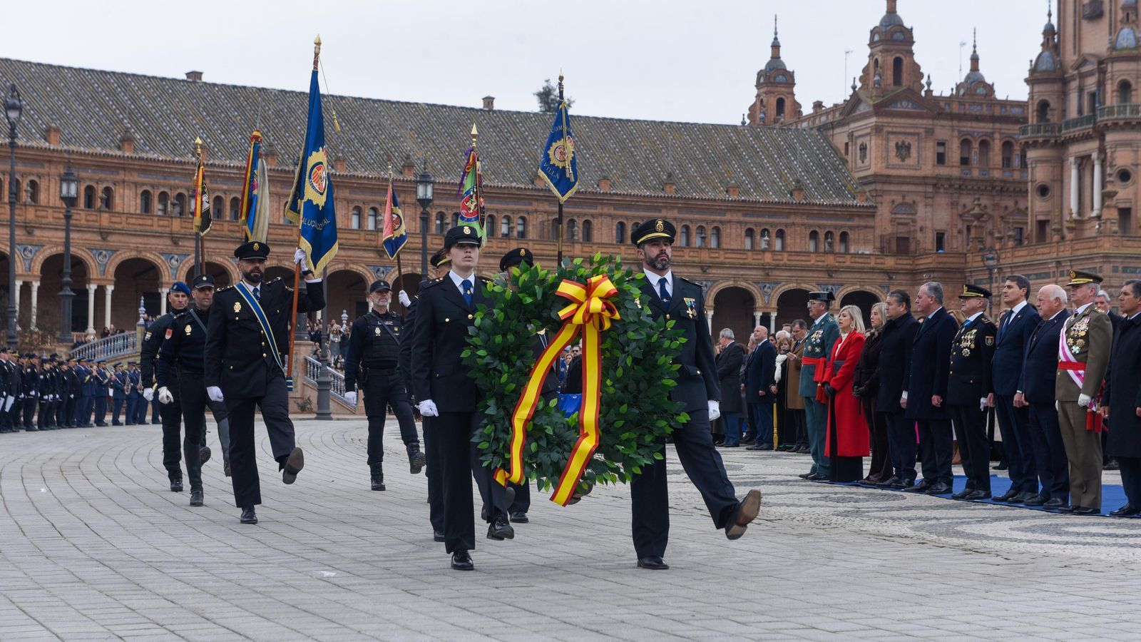 Acto de celebración del Bicentenario de la Policía Nacional en Sevilla