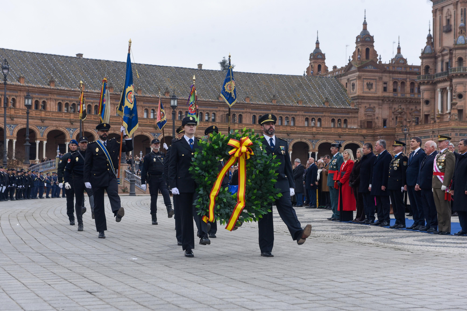 Acto de celebración del Bicentenario de la Policía Nacional en Sevilla