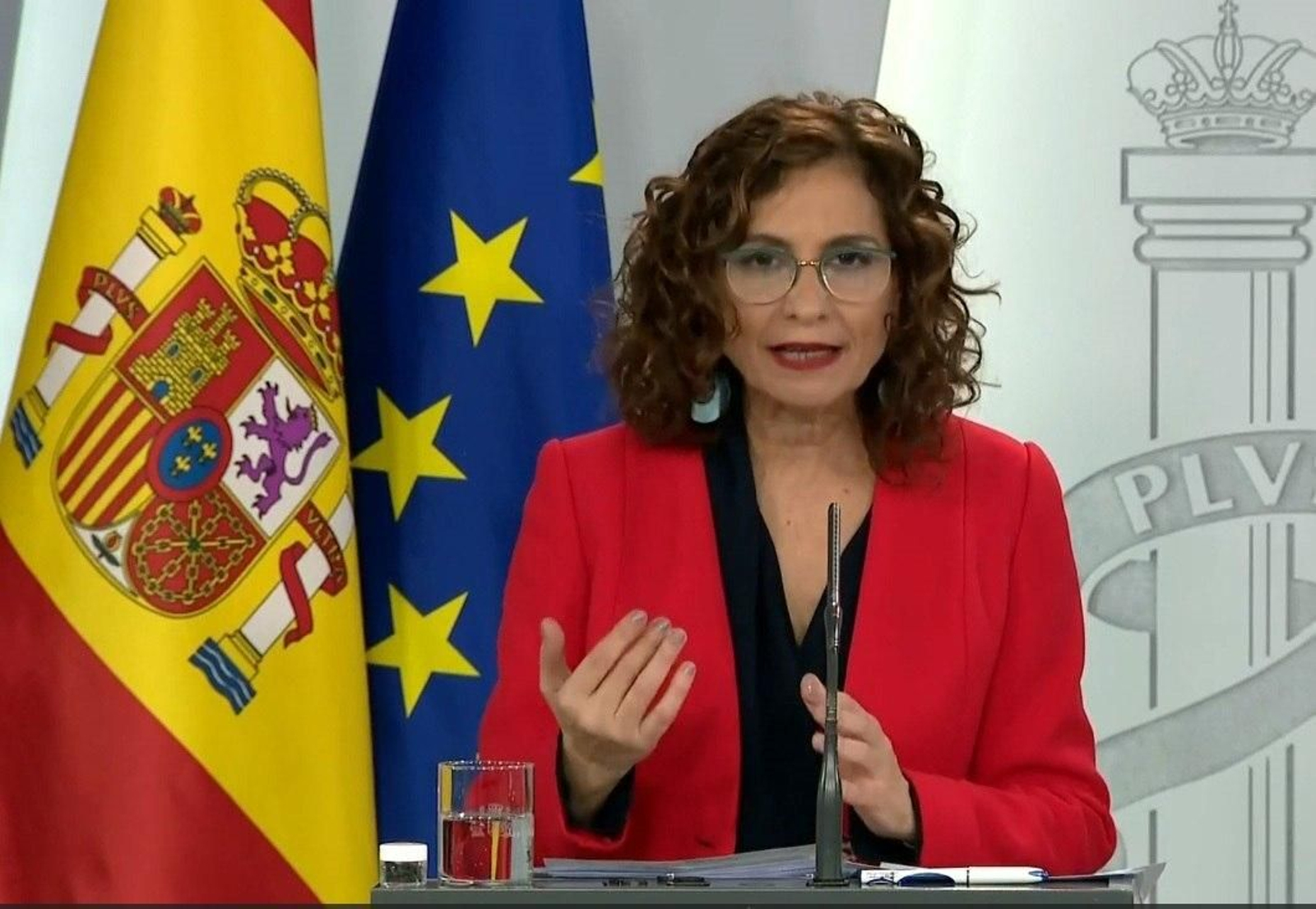 La ministra de Hacienda, María Jesús Montero, a la que Toscano ha remitido la carta con su propuesta para proporcionar liquidez al Estado.