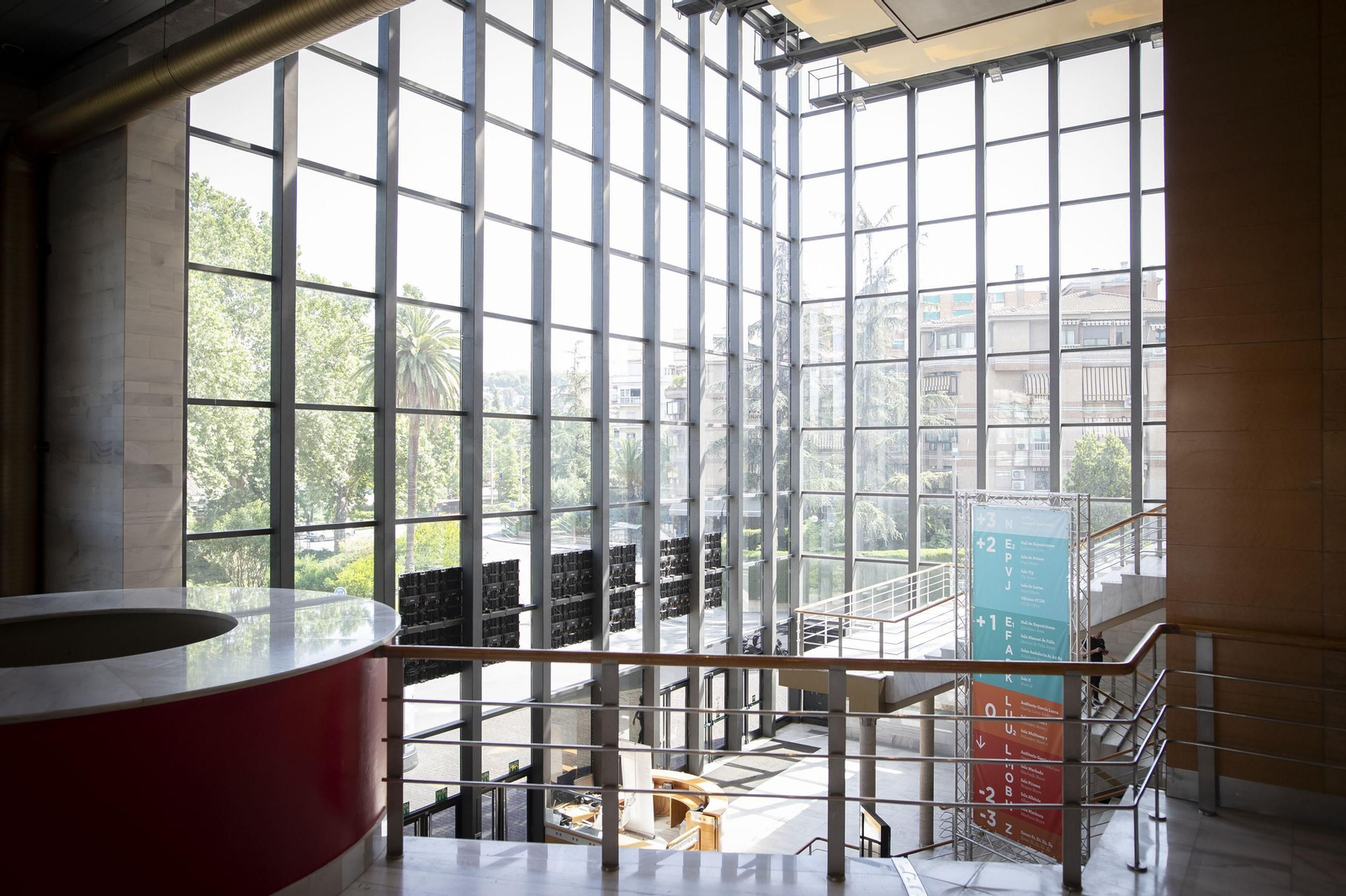 Interior del Palacio de Congresos.