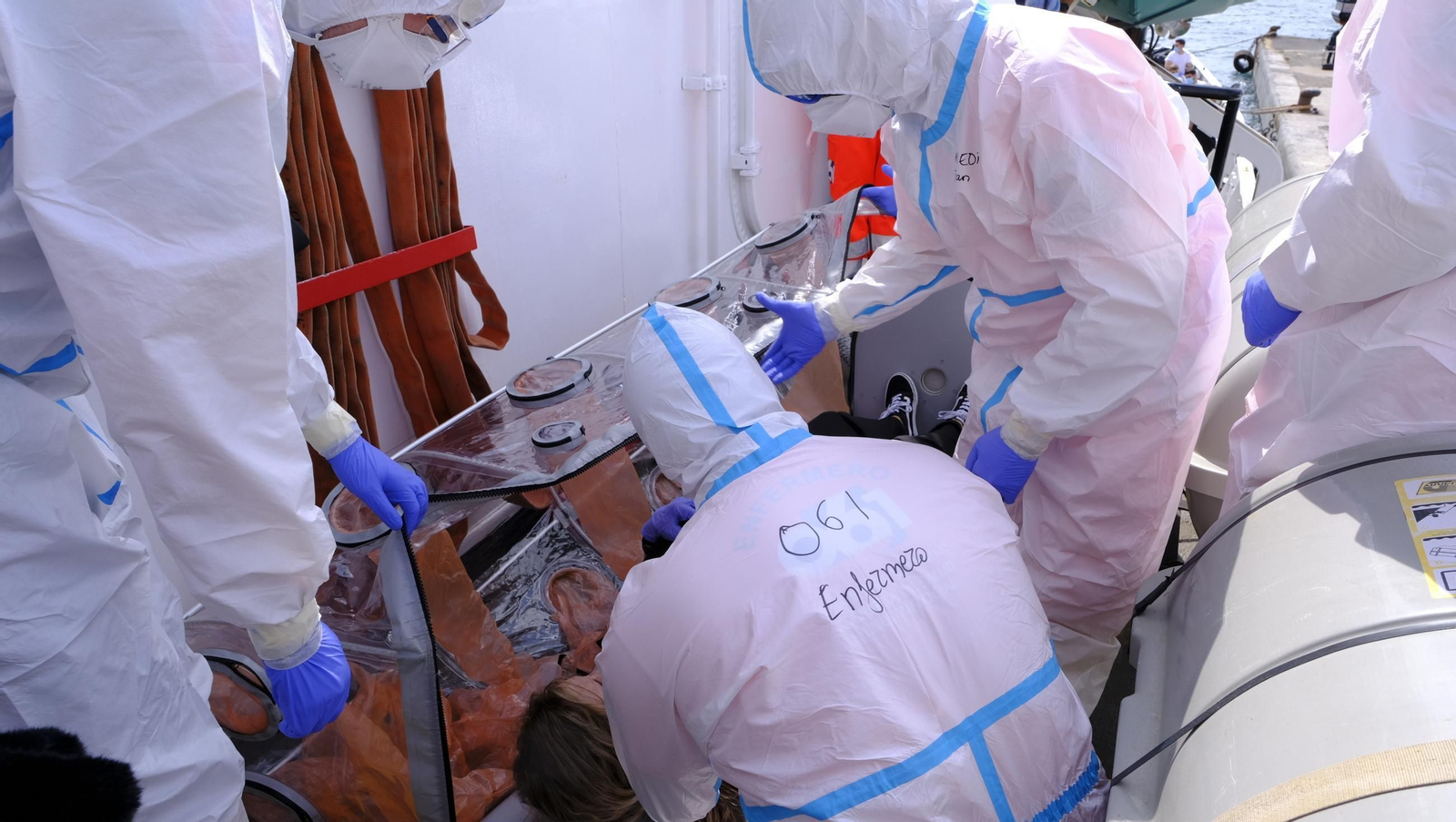 Ejercicio Marsec25 simulacro, en el Puerto de Almería, en imágenes