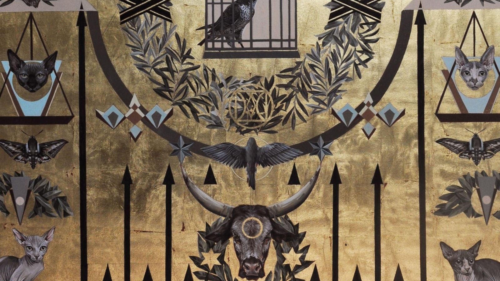 Portada del álbum, obra de la artista extremeña María José Gallardo.