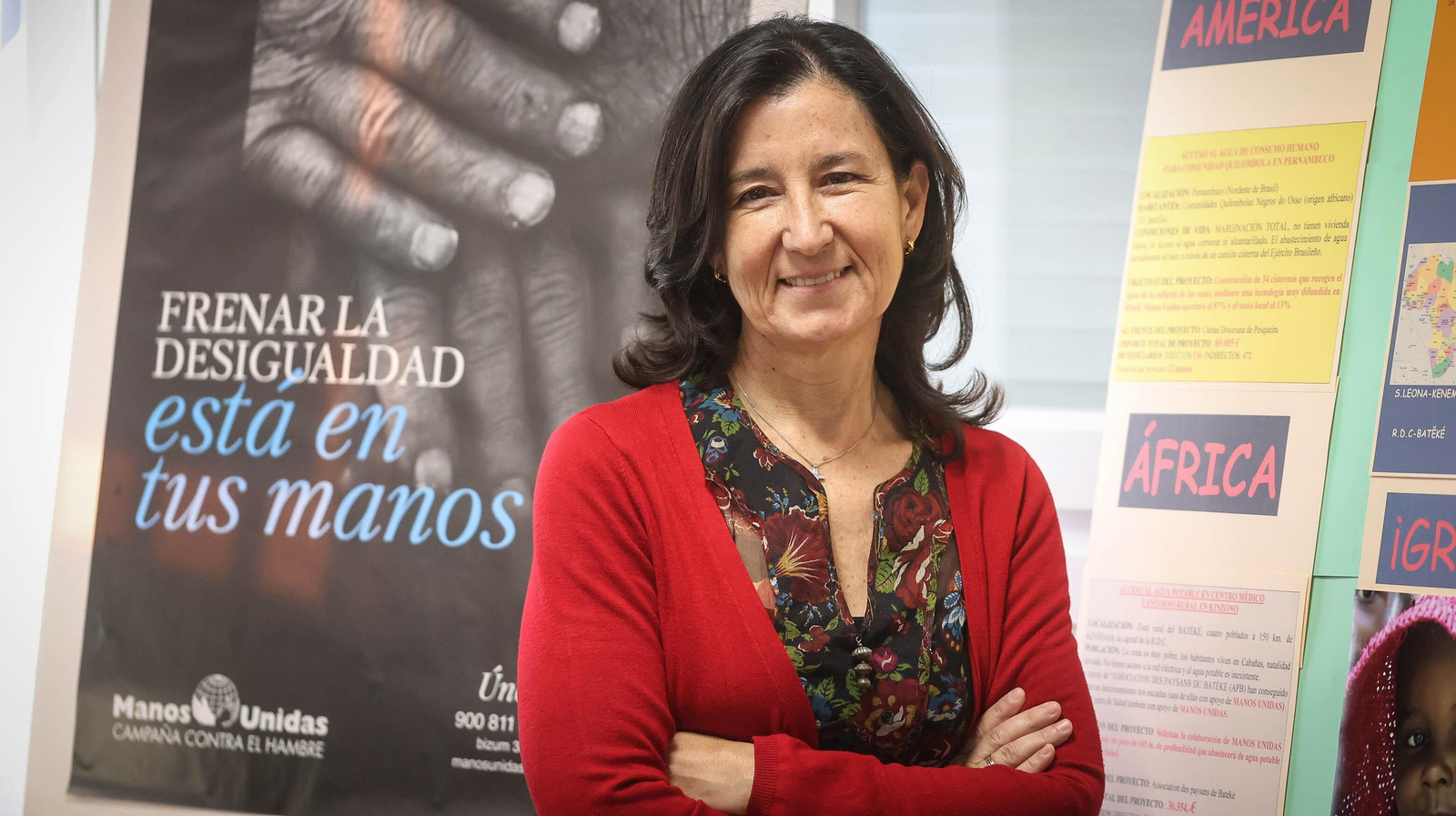 Elisa Montes, presidenta de Manos Unidas Jerez.