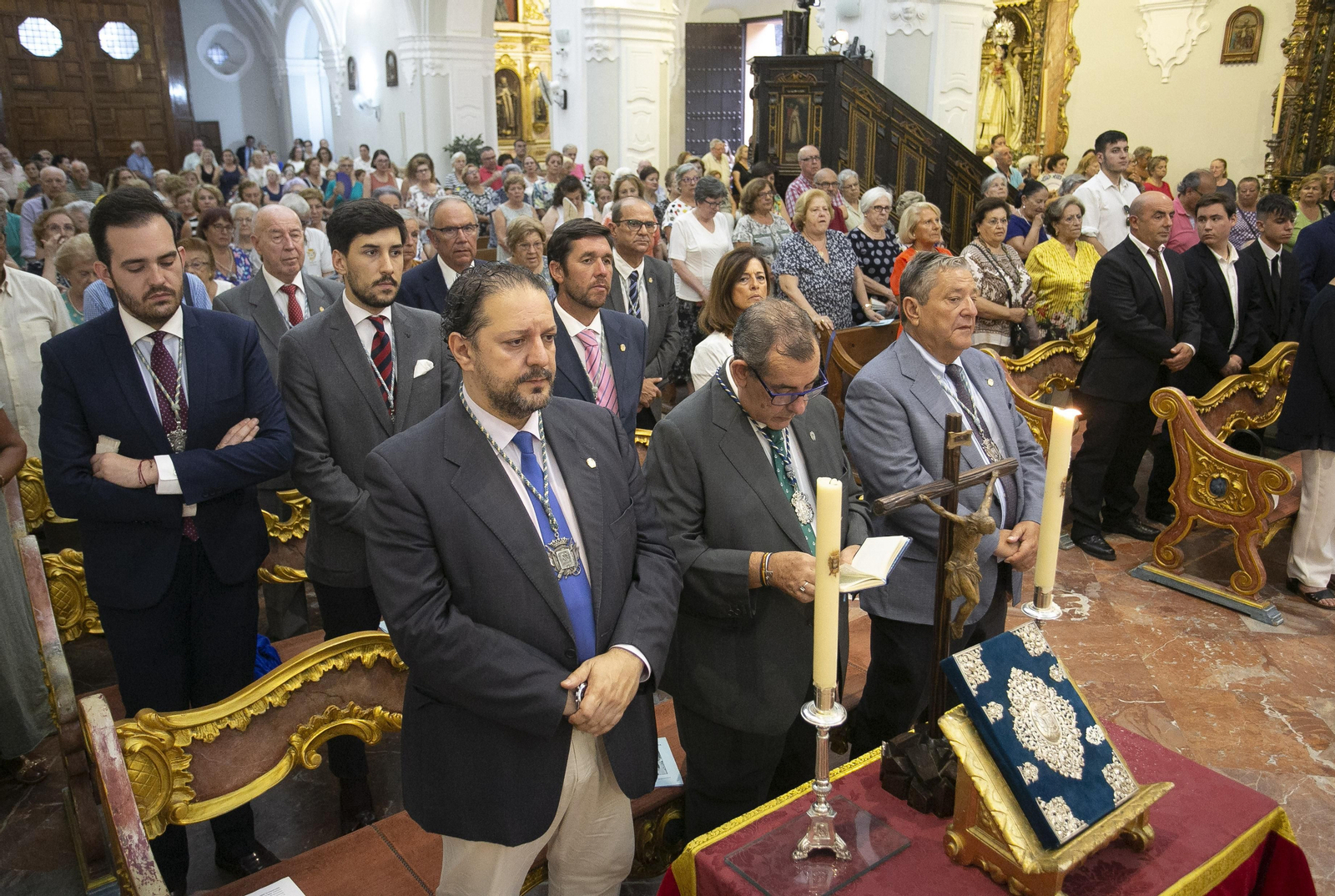 El obispo de Huelva preside la novena a la Virgen de la Cinta