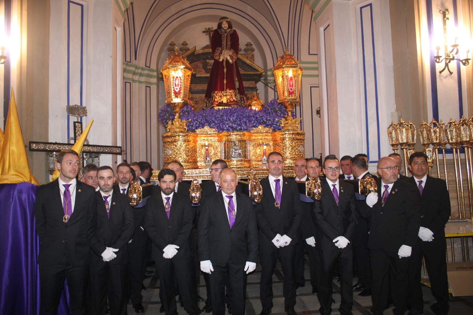 Las imágenes de las procesiones del Jueves Santo en Vélez Rubio