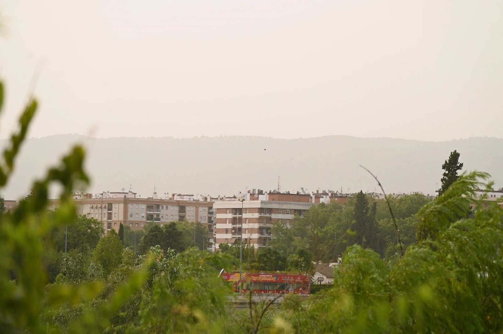 Calima sobre Córdoba