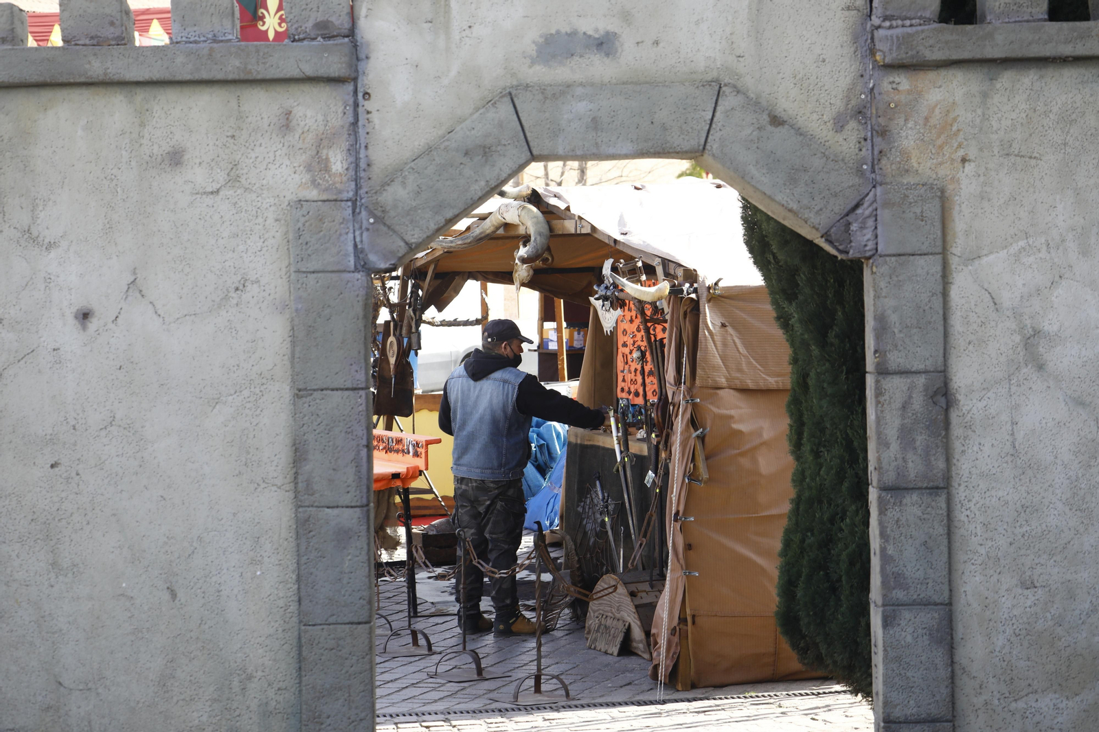 Así son los preparativos del Mercado Renacentista de Córdoba