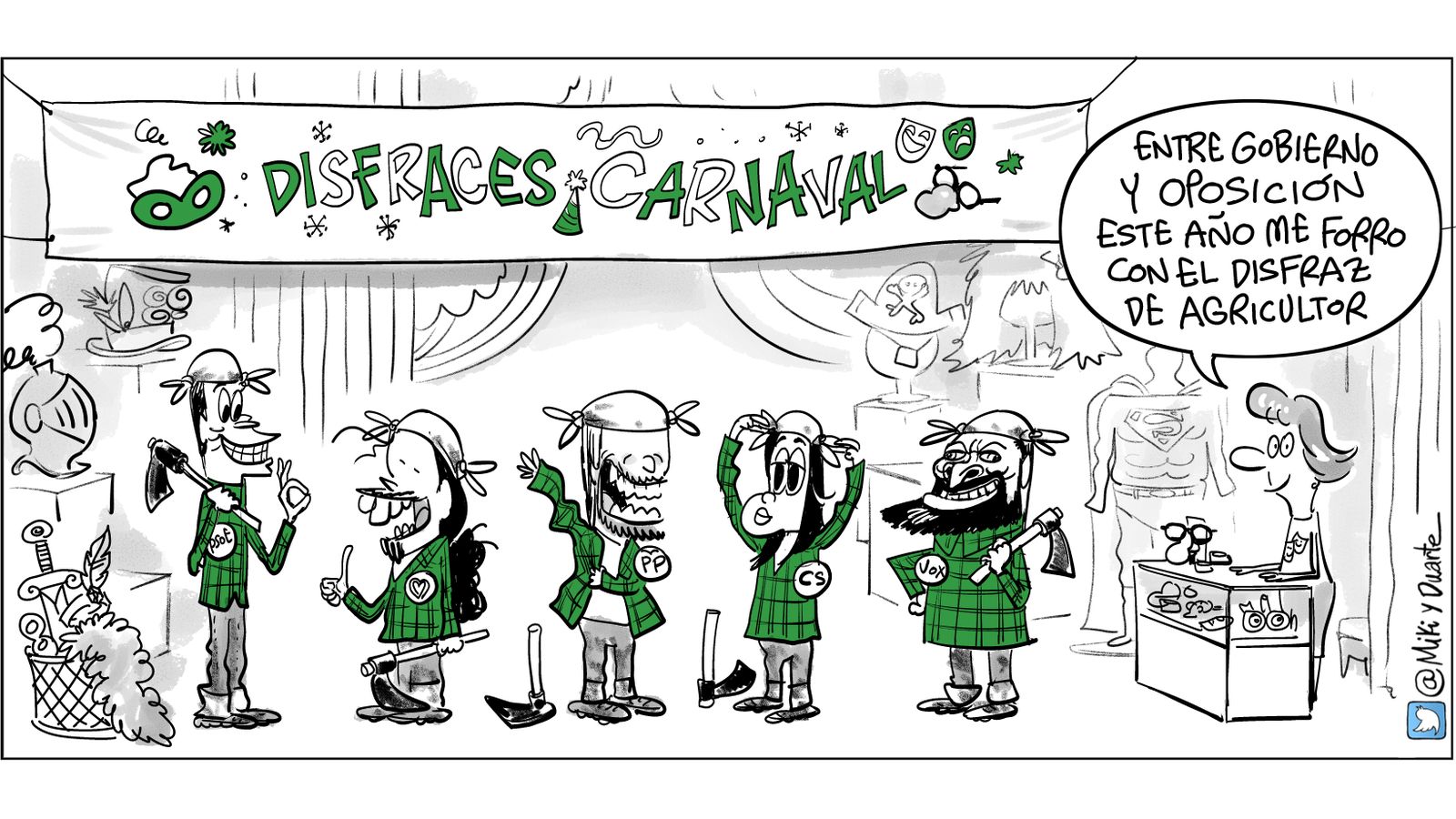 Ahora todos agricultores