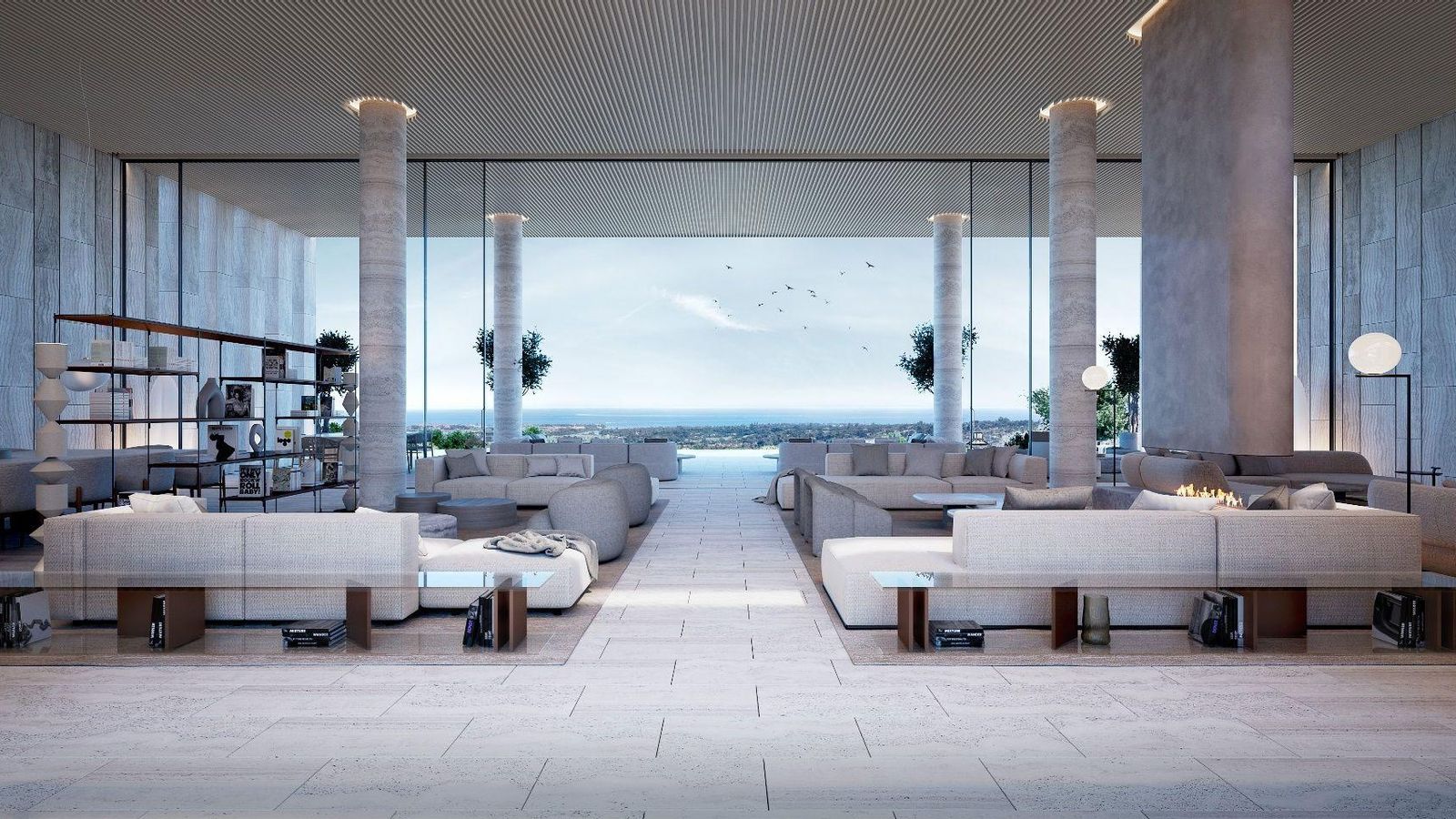 Interior de la mansión 'Niwa'.