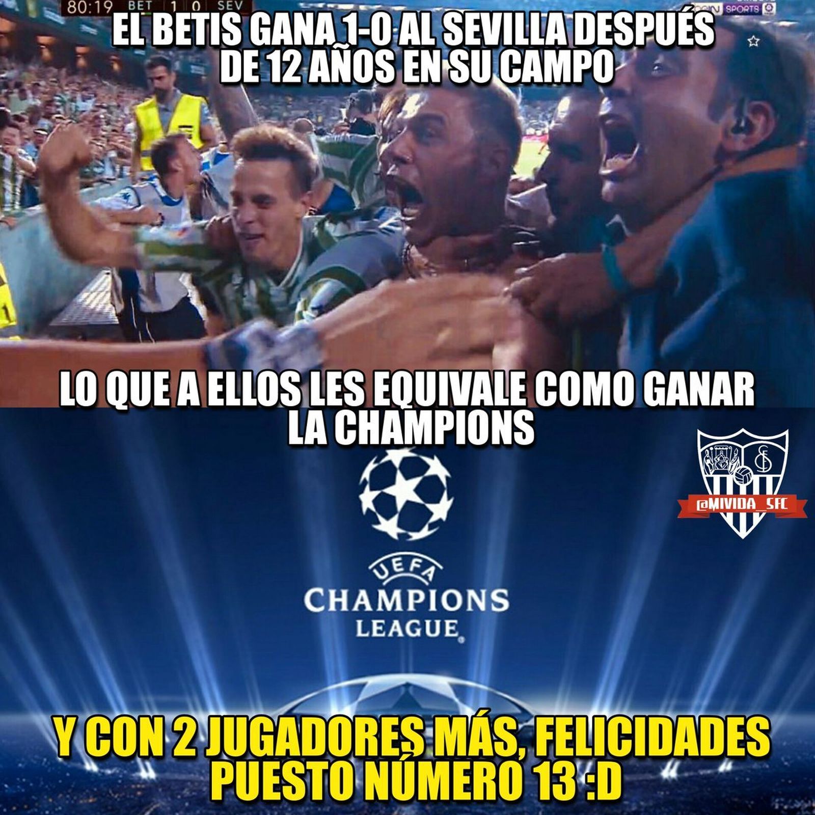 Meme Betis-Sevilla