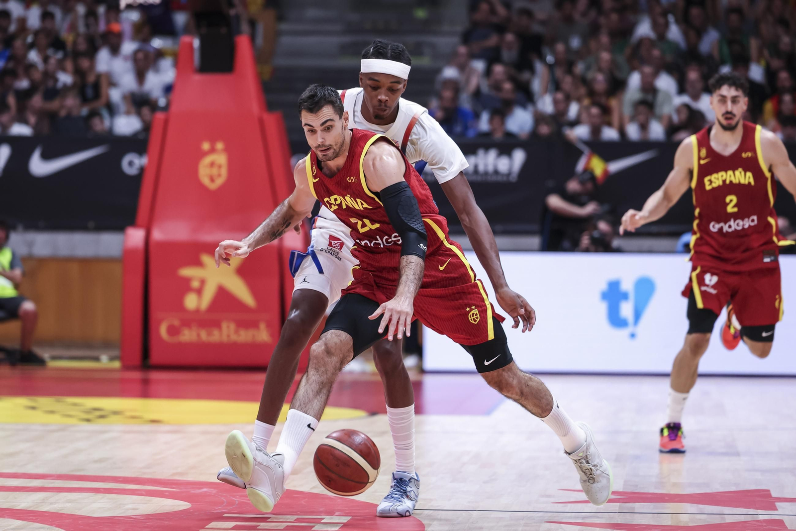 Las fotos del España - Francia de baloncesto