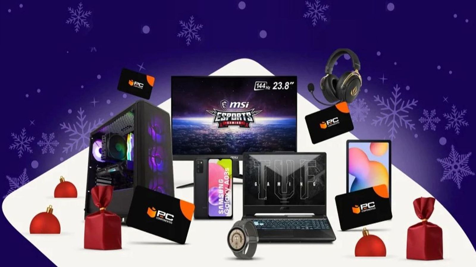 Regala tecnología esta Navidad: 4 ideas de regalo con descuentazos en PcComponentes