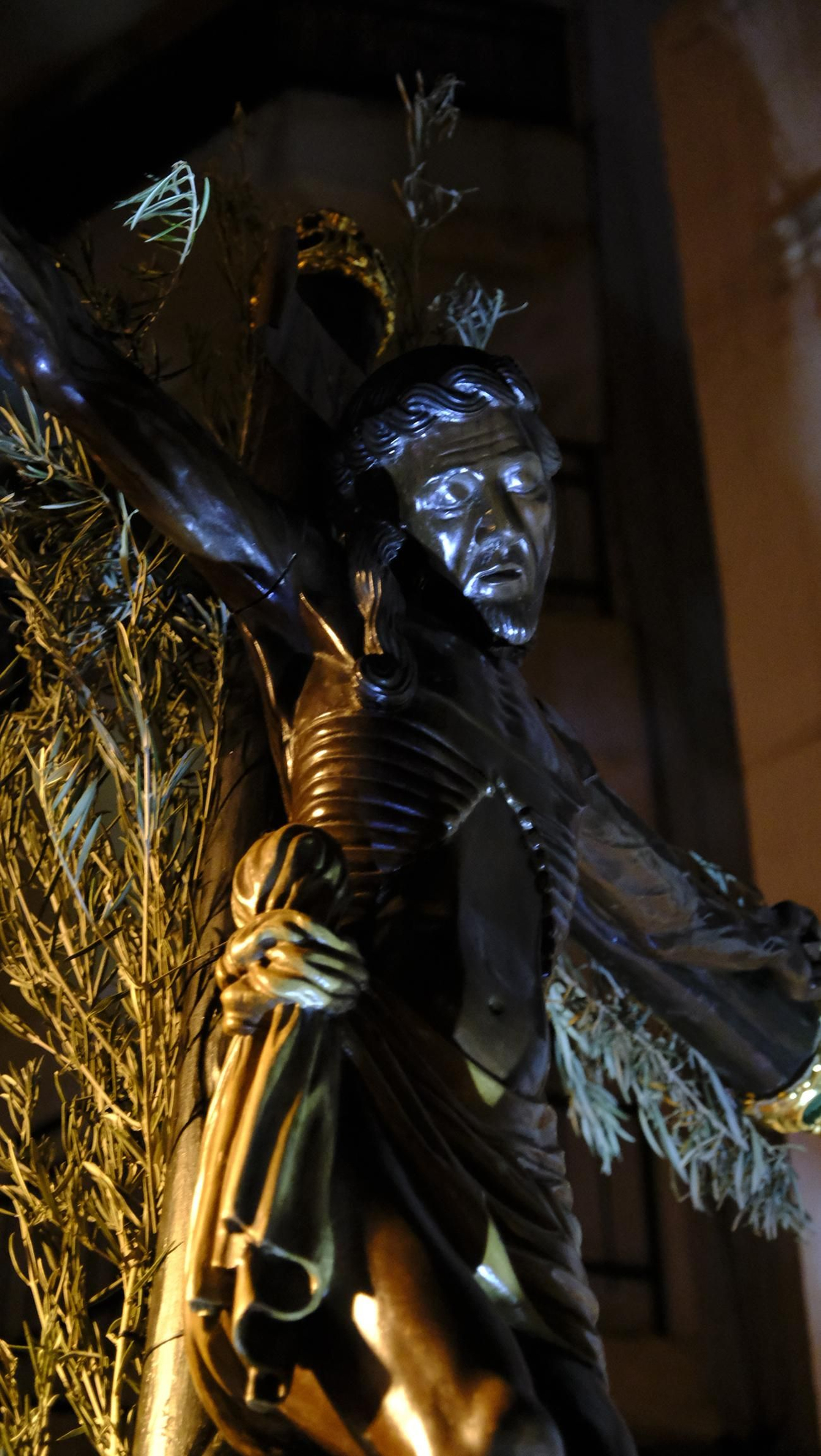 Las imágenes del Vía Crucis del Cristo de la Escucha