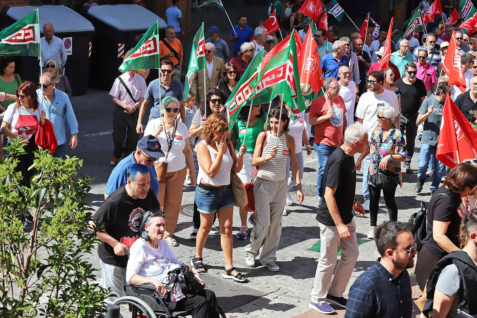 Imágenes de la Manifestación por el Día del Trabajador 2023 en Huelva