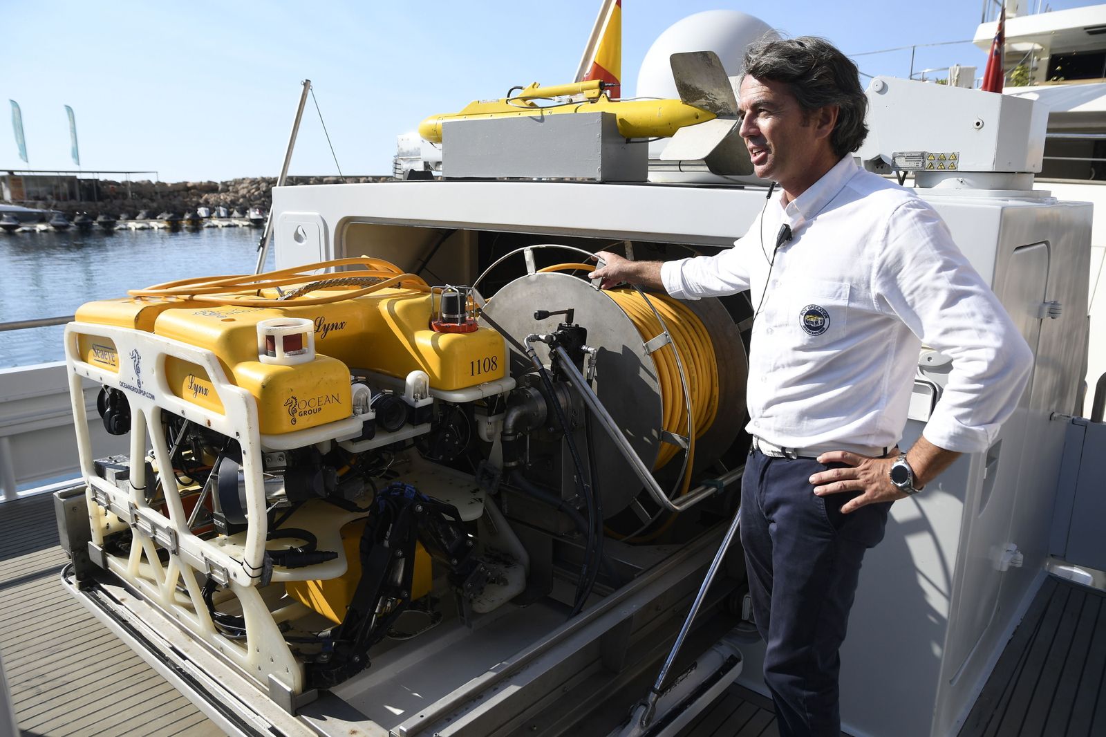 Carlos Fierro, director de Ocean Group en el puerto de Aguadulce