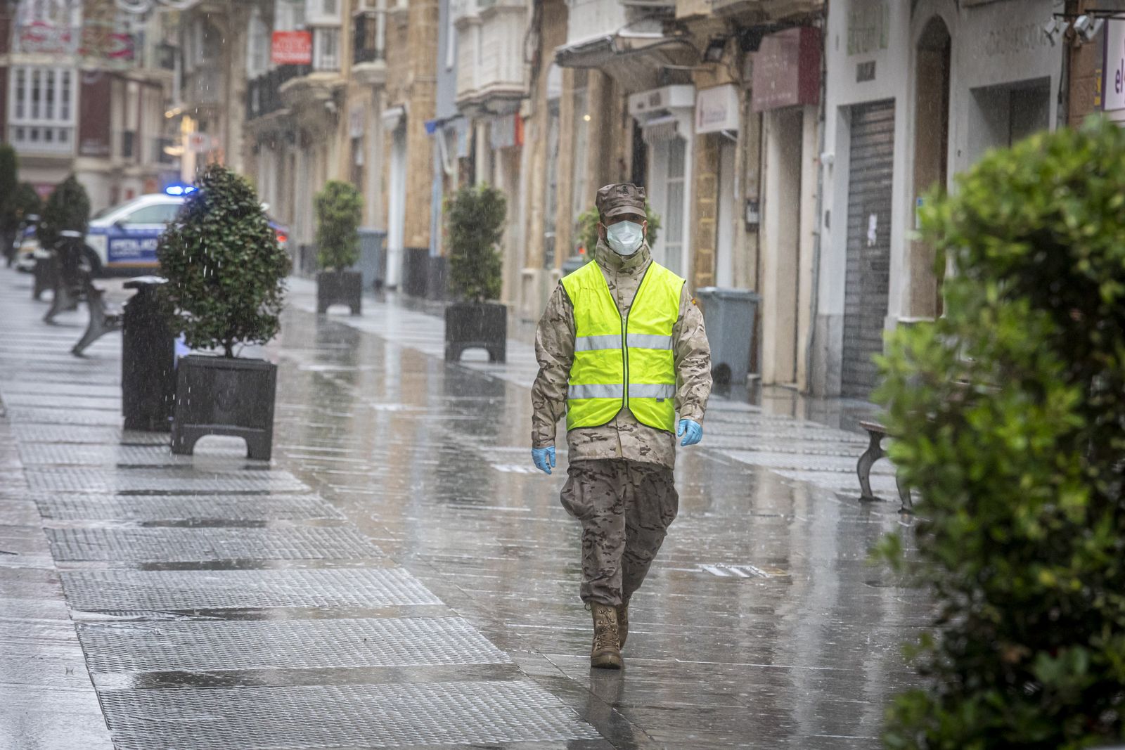 Presencia de ila Infanteria de Marina en Cádiz