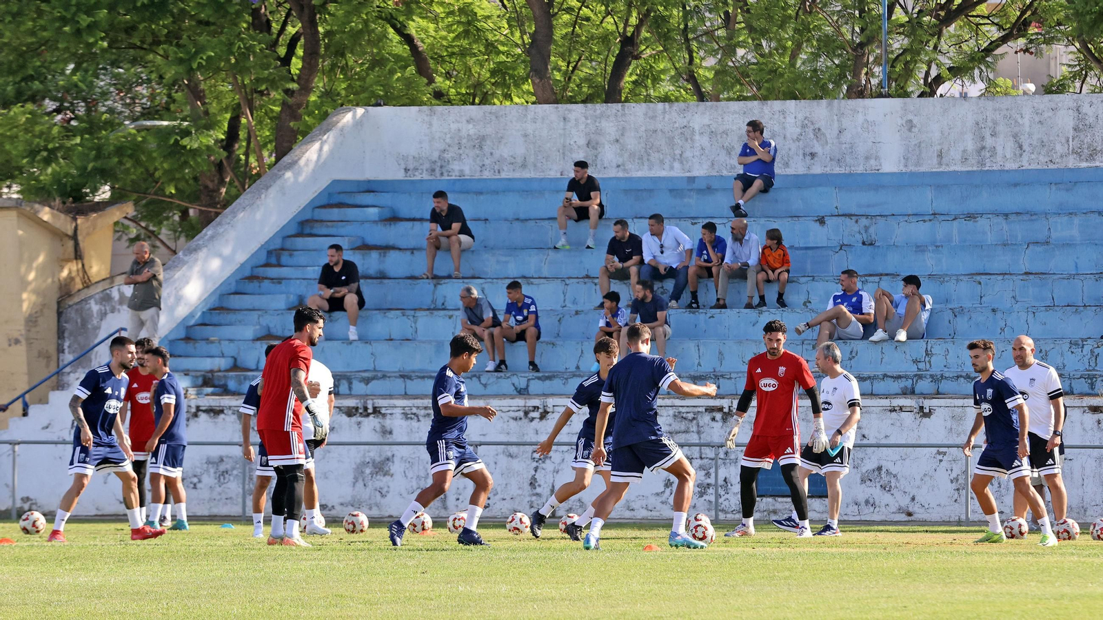 Primer entrenamiento del Xerez CD en el Pedro Garrido de Jerez
