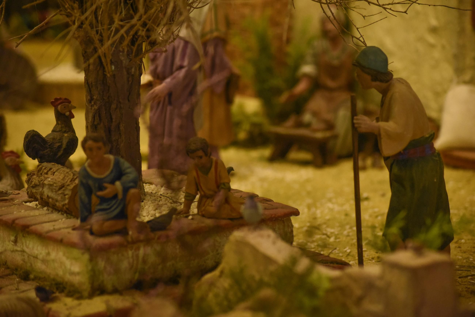 Fotos del belén del Museo Cruz Herrera en La Línea