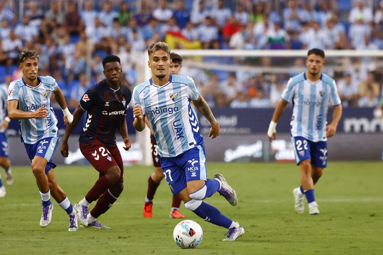 El Málaga CF - SD Eibar, en fotos