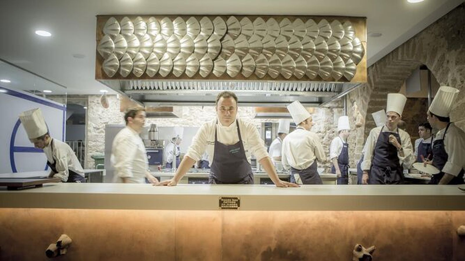 Cocina del restaurante Aponiente