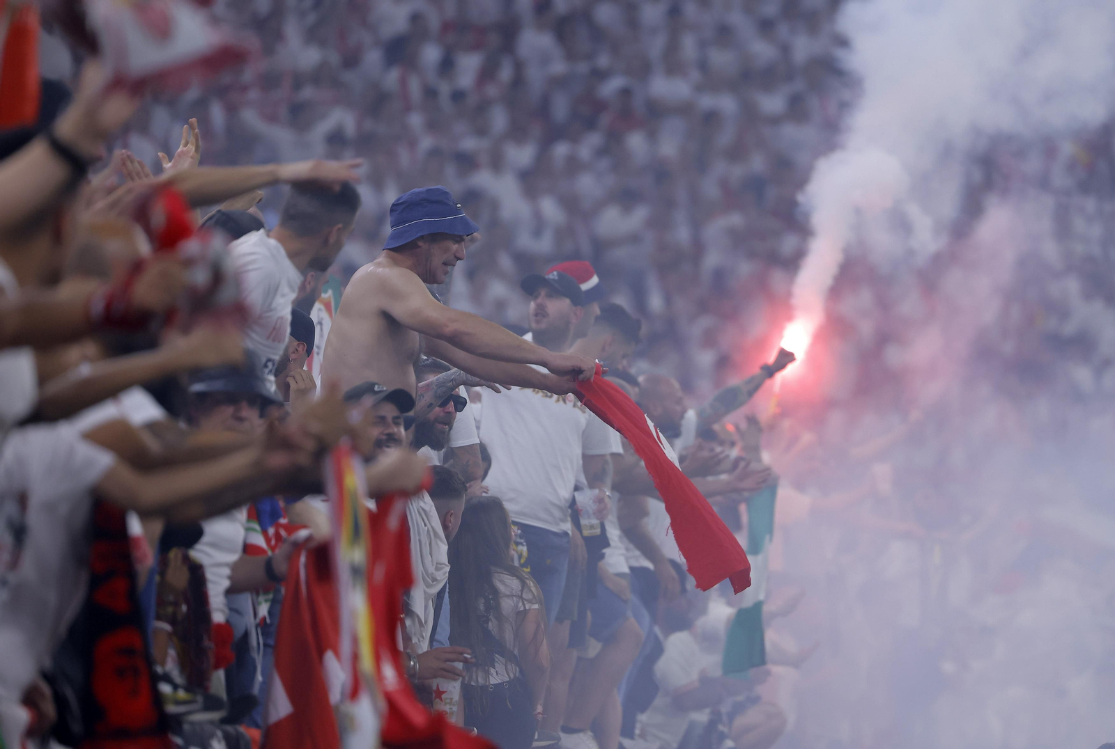 Las imágenes del Sevilla-Roma