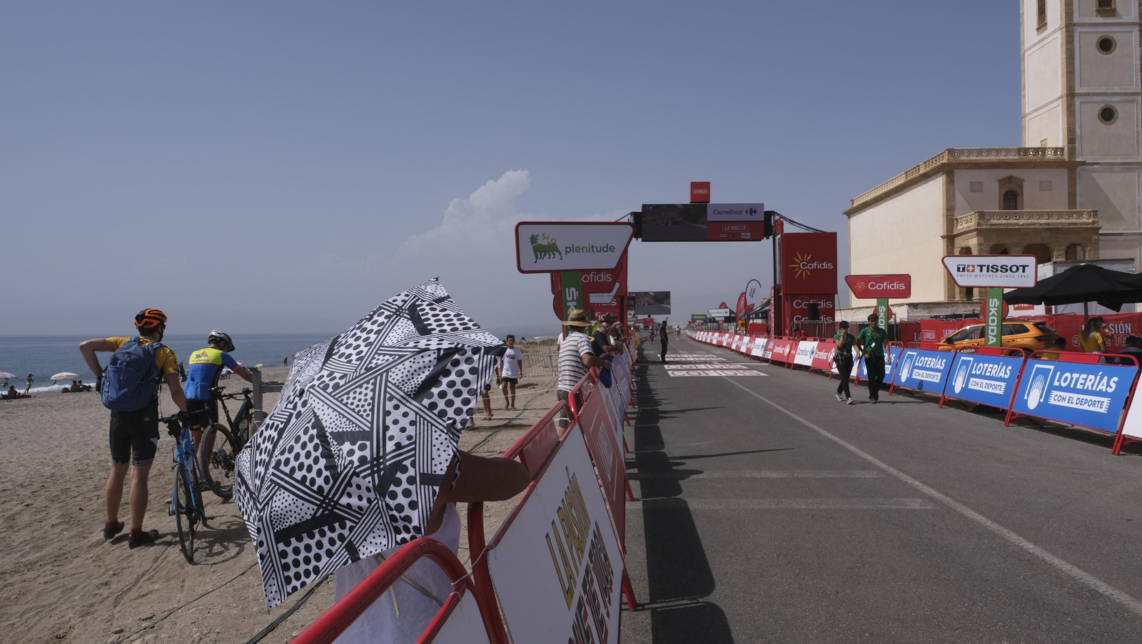 Imágenes de la etapa de la Vuelta a España con llegada en Cabo de Gata, Almería
