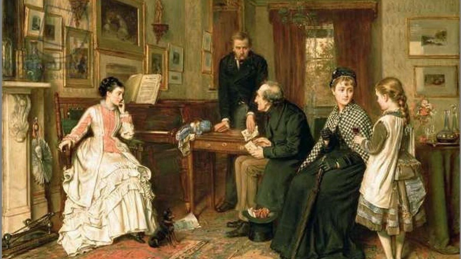 ‘Poor Relations’, de George Goodwin Kilburne, 1875.