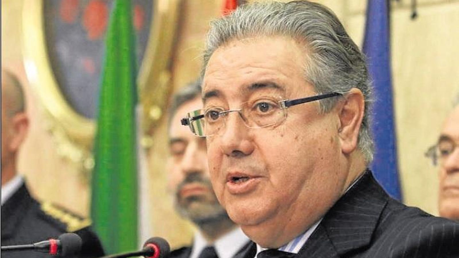 Juan Ignacio Zoido viajó en varias ocasiones a Almería para reunirse con los agentes.