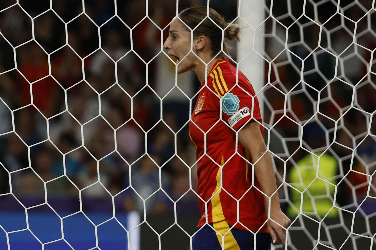 Las fotos del Italia - España de la Eurocopa femenina