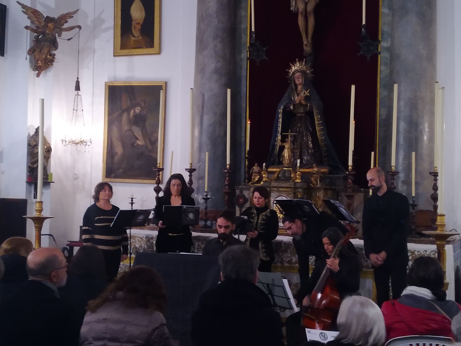 A5 Vocal Ensemble en la Escuela de Cristo.