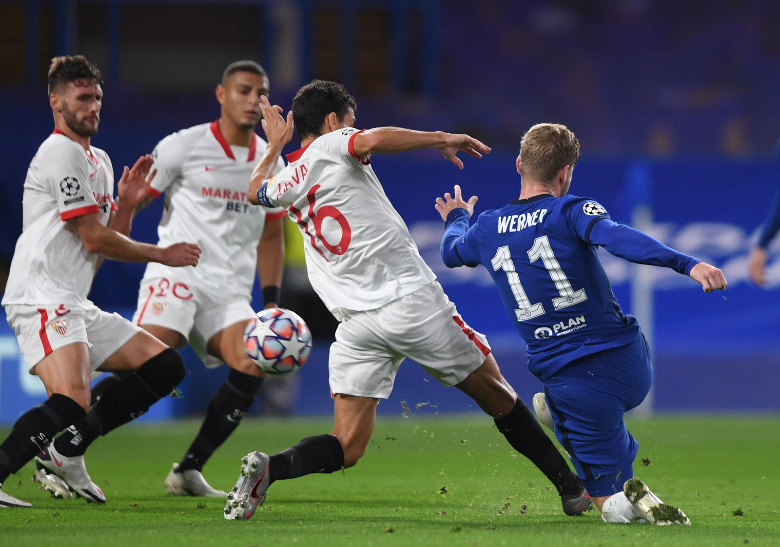 Las imágenes del Chelsea-Sevilla
