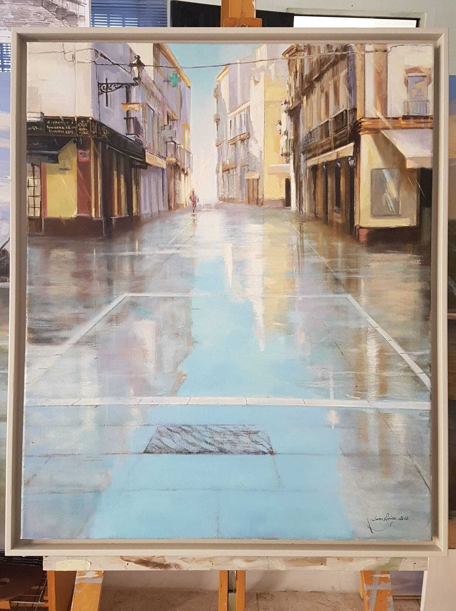 Una de las obras de Juan Ariza que se podrá visitar en la muestra.