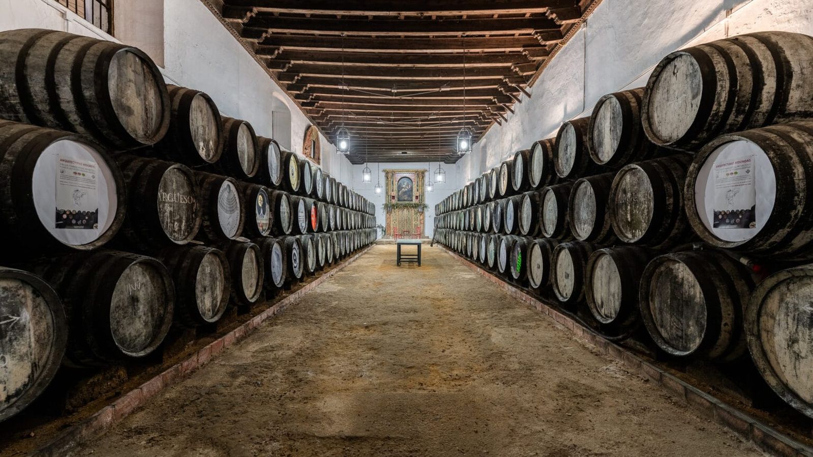 La Sacristía de Argüeso, casco bodeguero del conjunto arquitectónico protegido del antiguo convento de San Domingo.