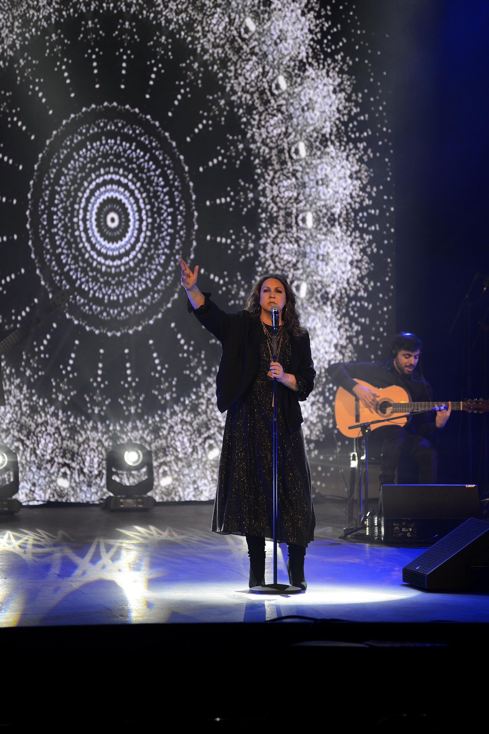 Niña Pastori, anoche en el Gran Teatro Falla.