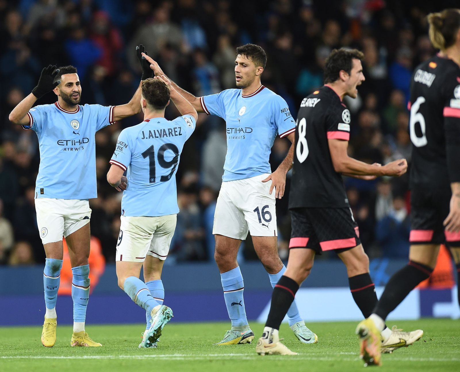 Las fotos del Manchester City-Sevilla de Champions