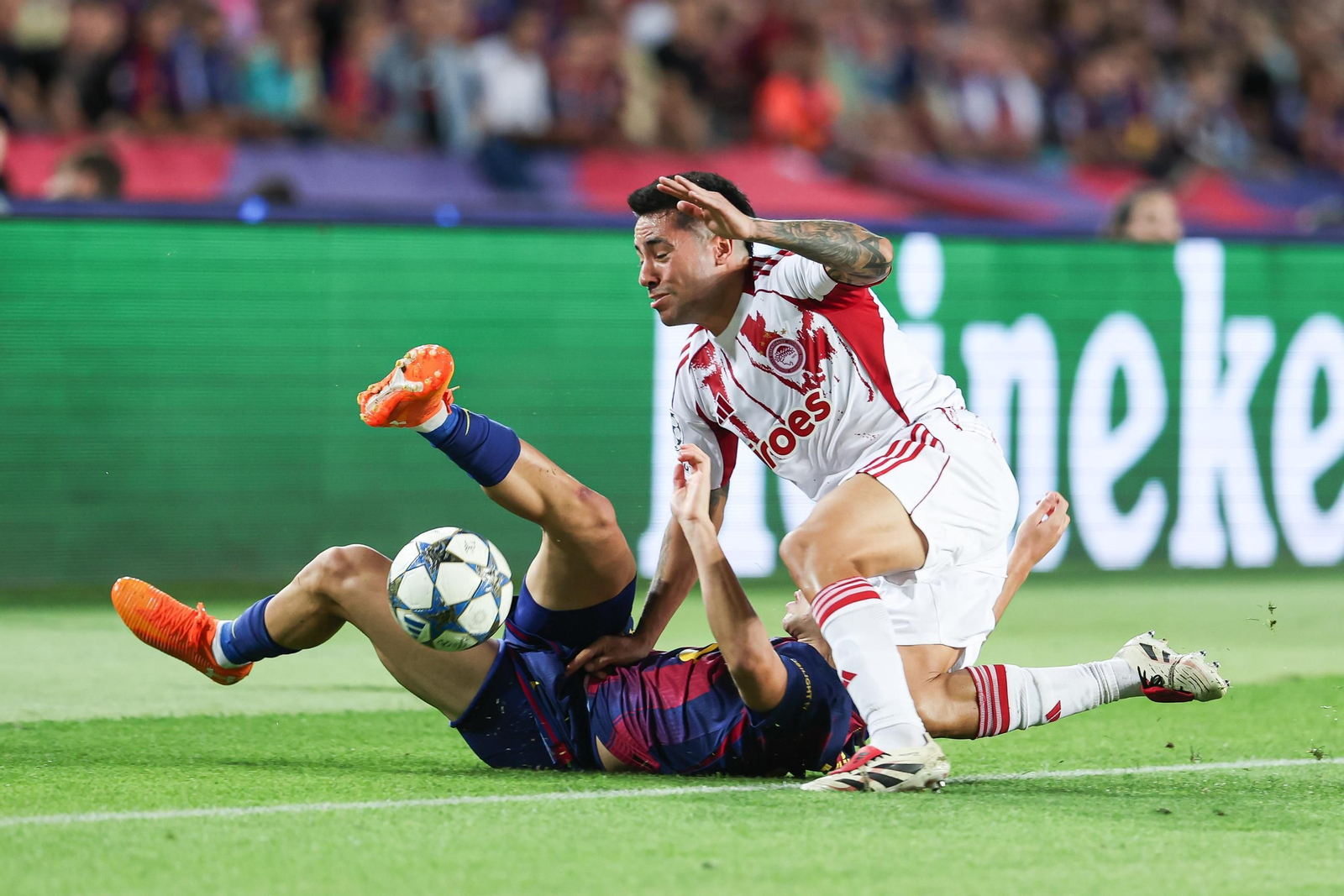 Las fotos del Barcelona-Olympiacos