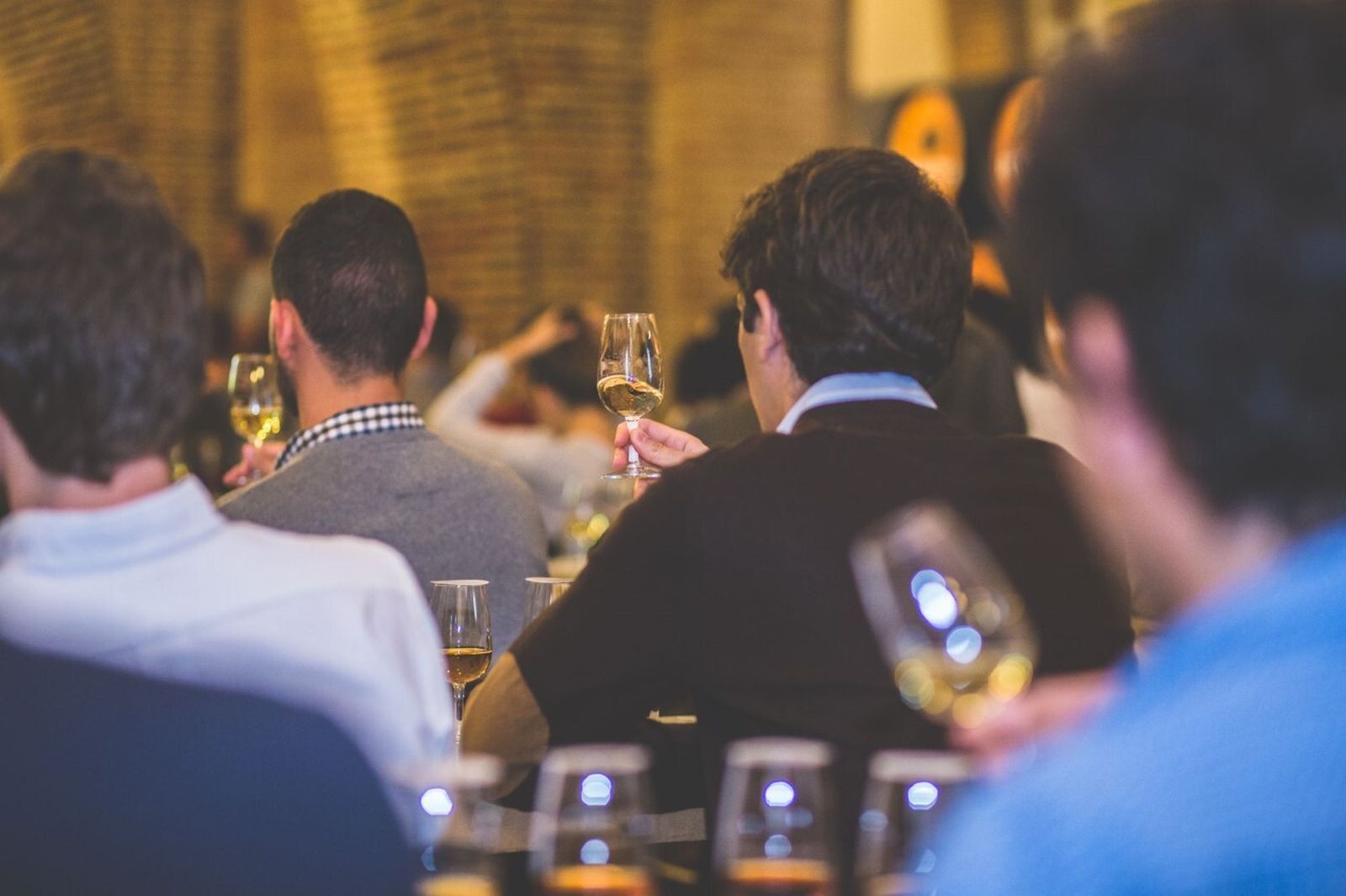 Imagen de un seminario de iniciación de los vinos de Jerez en la sede del Consejo Regulador.