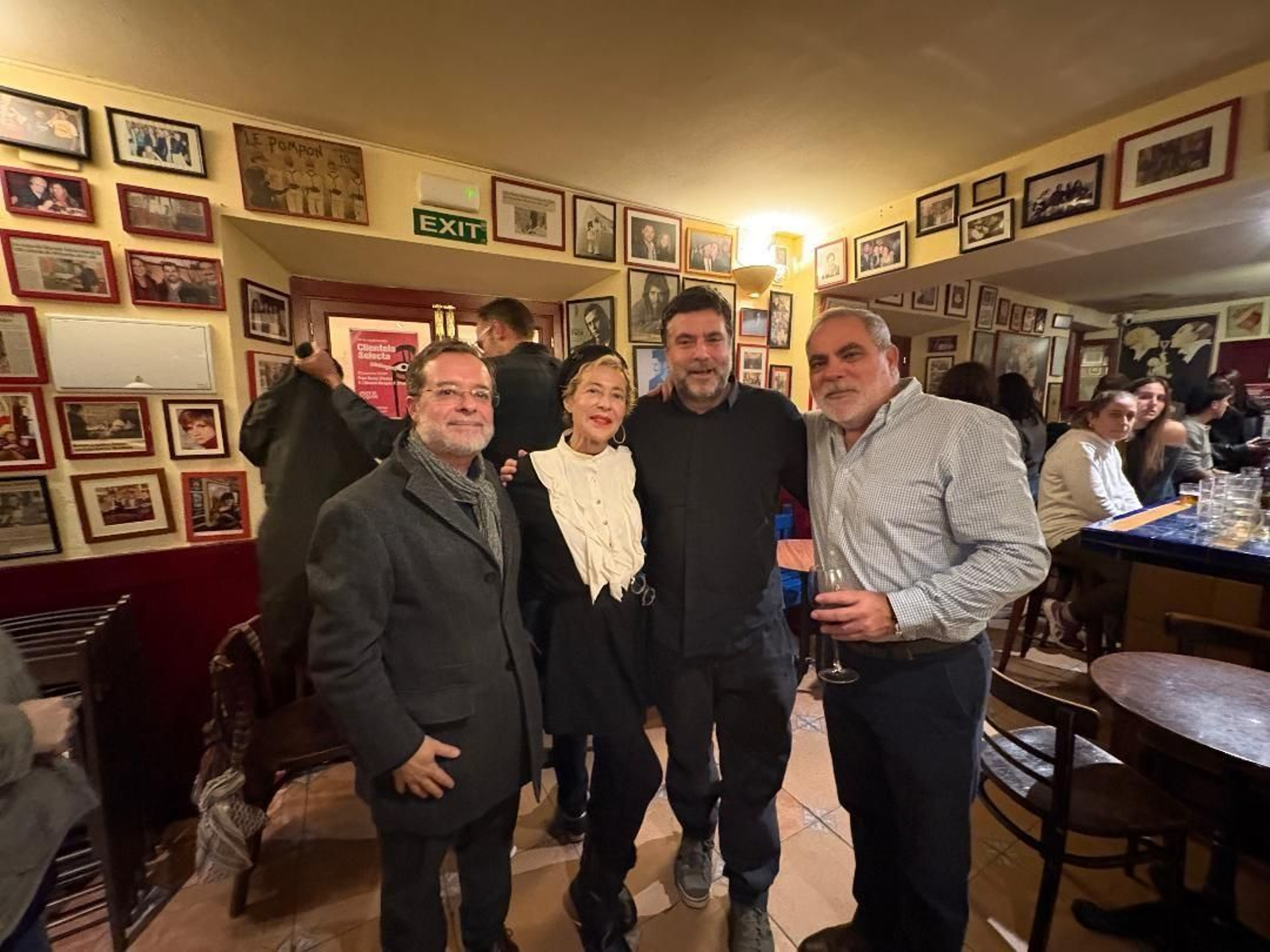 Juan Manuel Marqués, Tere Torres, Pepe Baena y Salvador Celada,