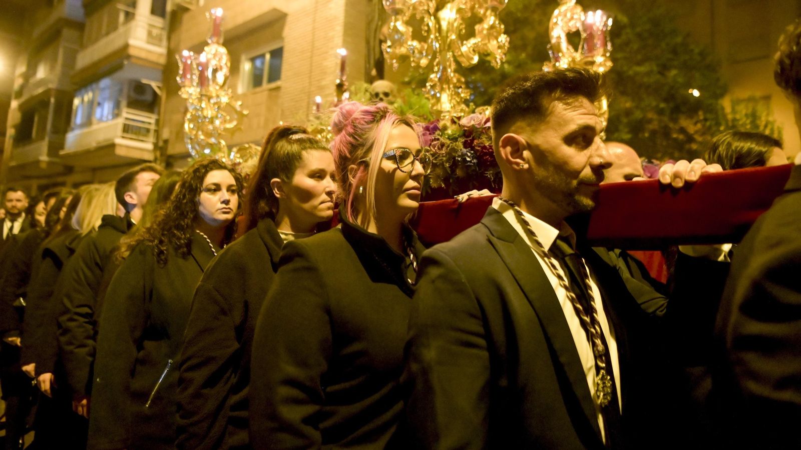 Fotogalería: Vía Crucis Hermandad de la Sagrada Lanzada 2025