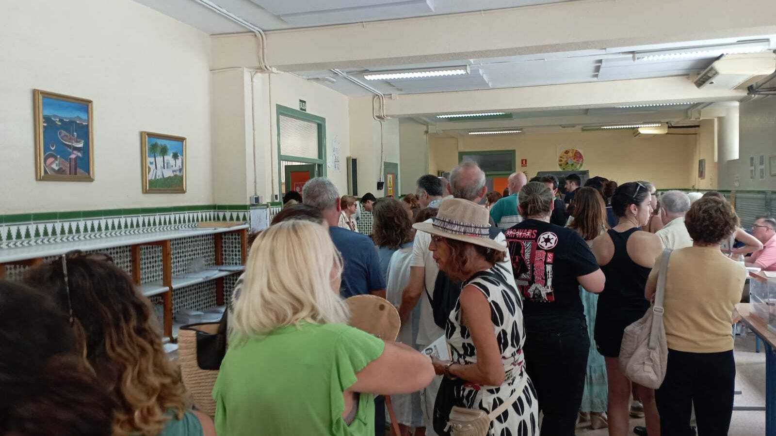 Colas también en el CEIP Madre de la luz
