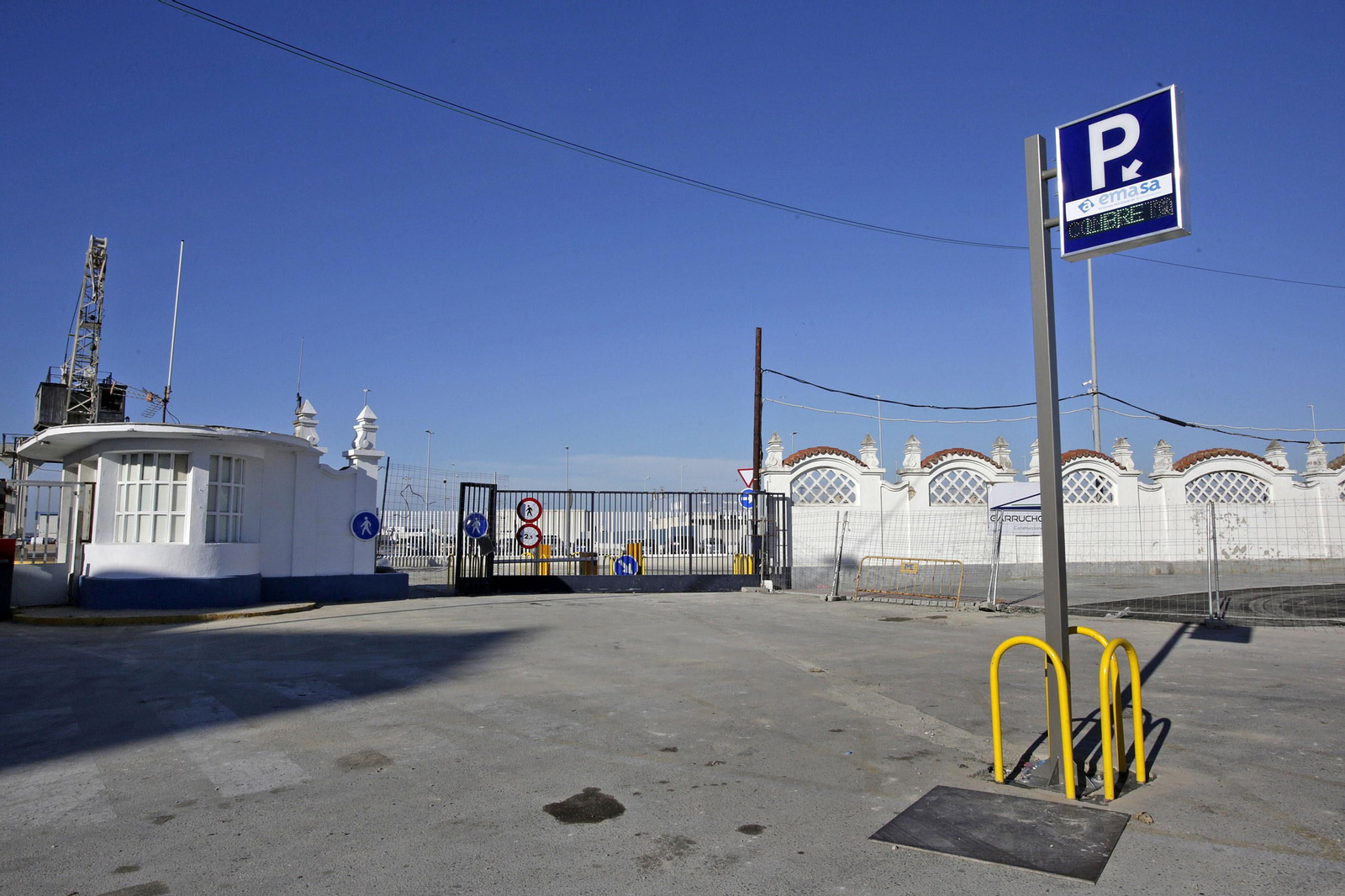 El aparcamiento del muelle, donde habrá más espacio para los universitarios