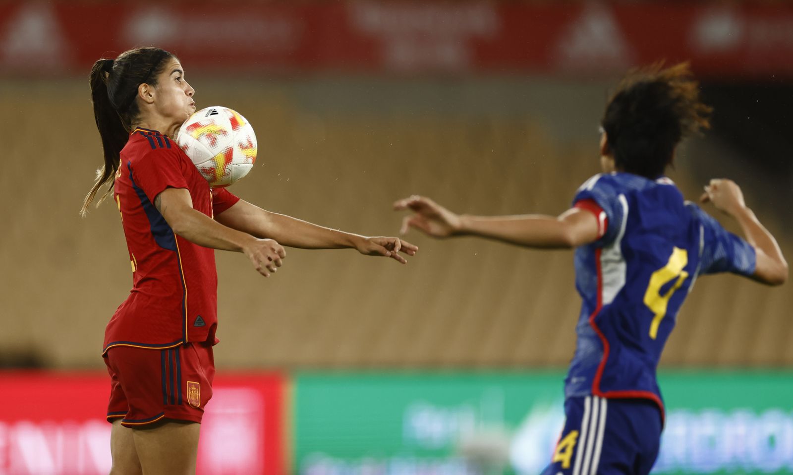 Las imágenes del España - Japón femenino en Sevilla