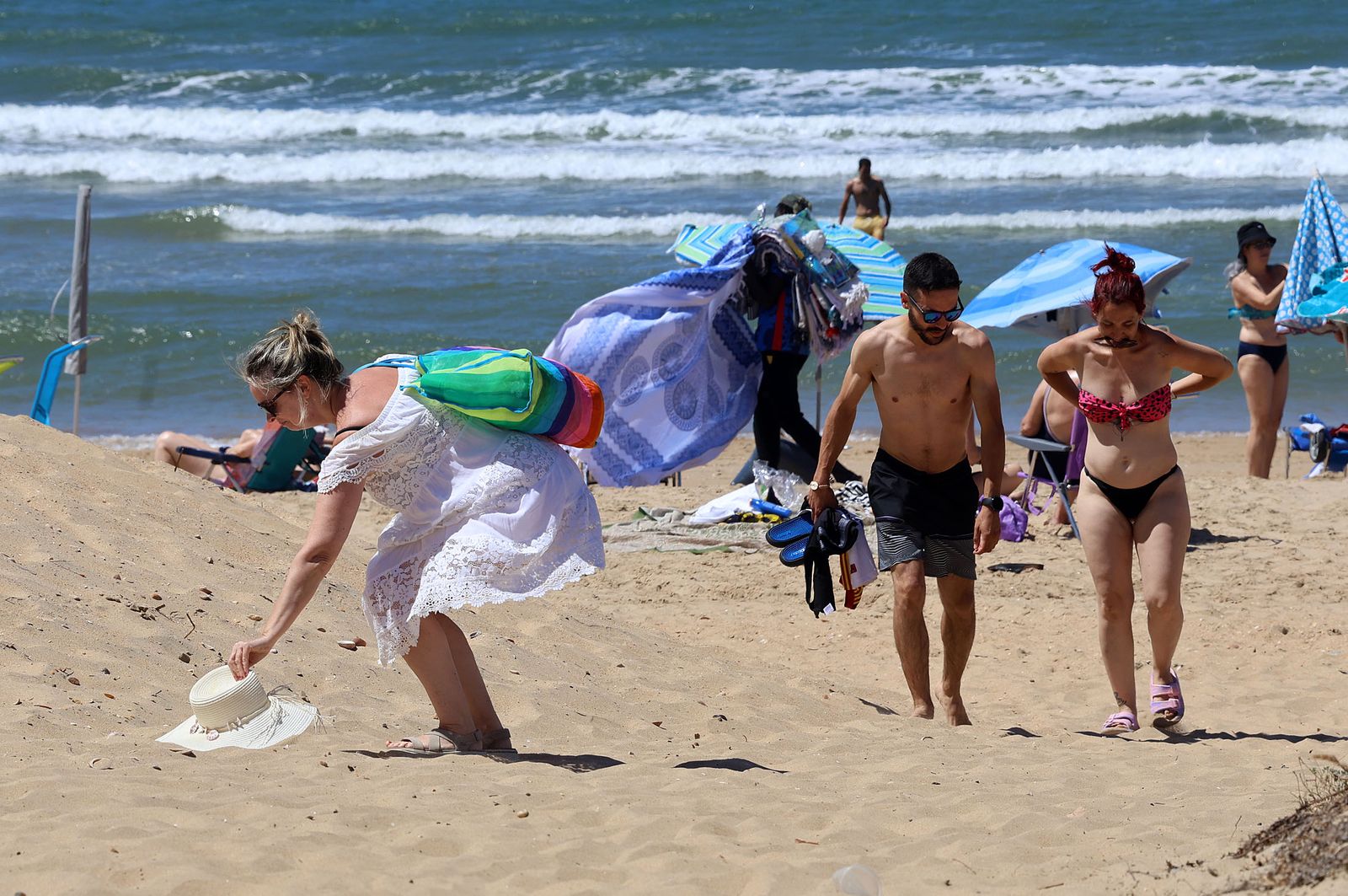 Imágenes veraniegas en Punta Umbría y en las playas de El Portil y La Bota