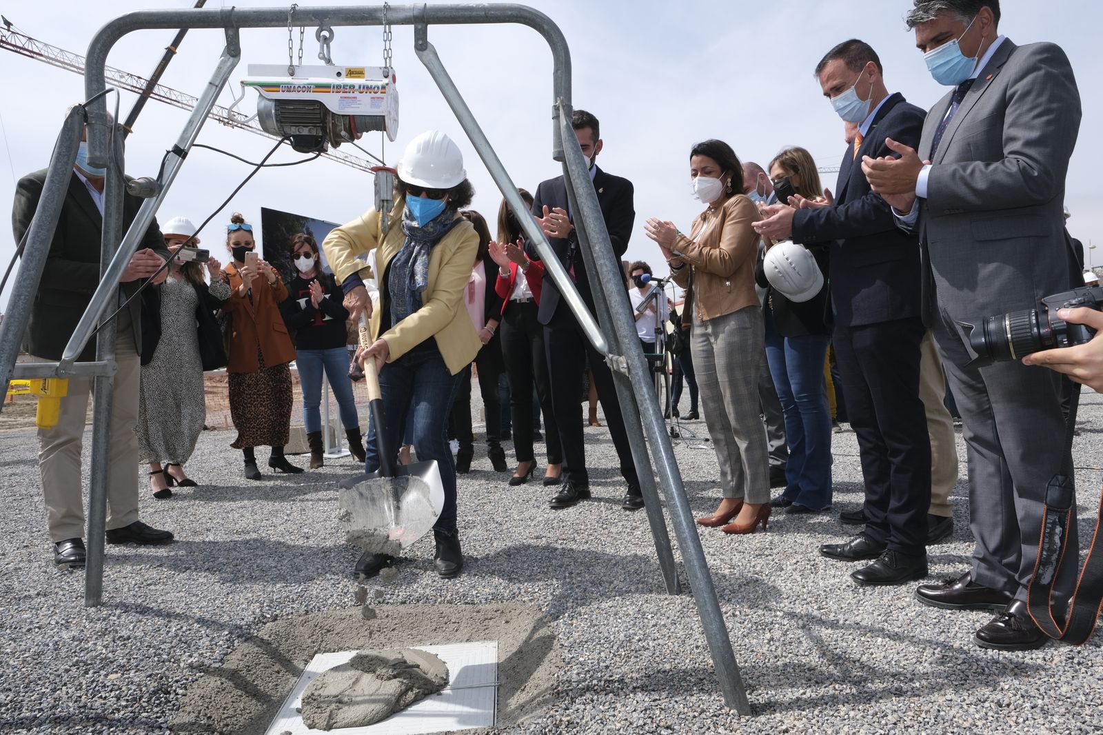 Fotogalería colocación primera piedra Conservatorio Profesional de Danza 'Kina Jiménez' de Almería