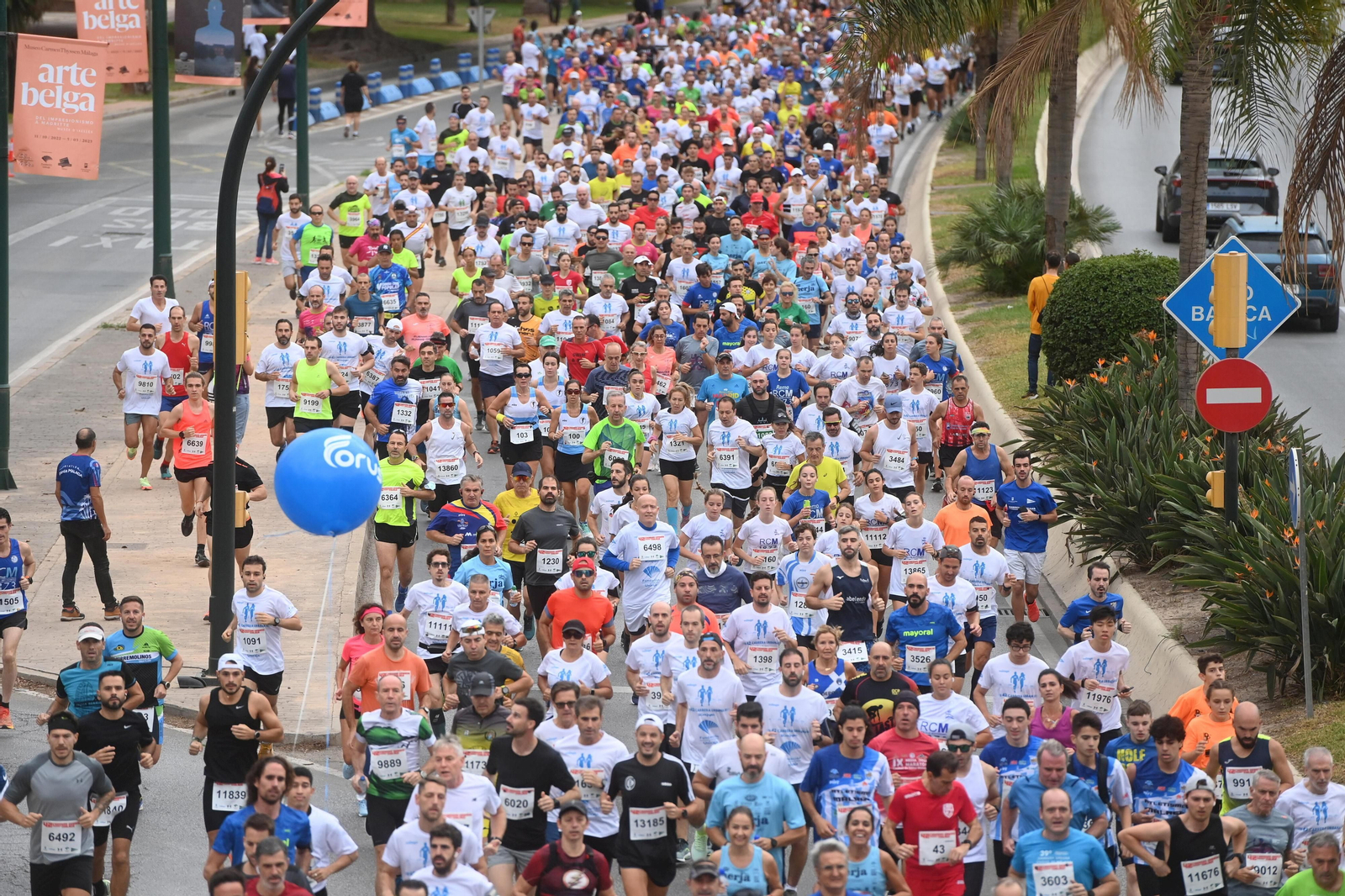 Imagen de la Carrera Urbana al paso por el Puente de las Américas. Imagen de la Carrera Urbana al paso por el Puente de las Américas.