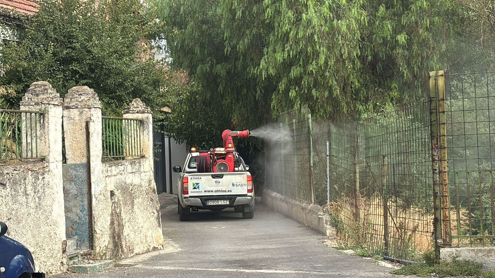 Fumigación en la provincia de Granada