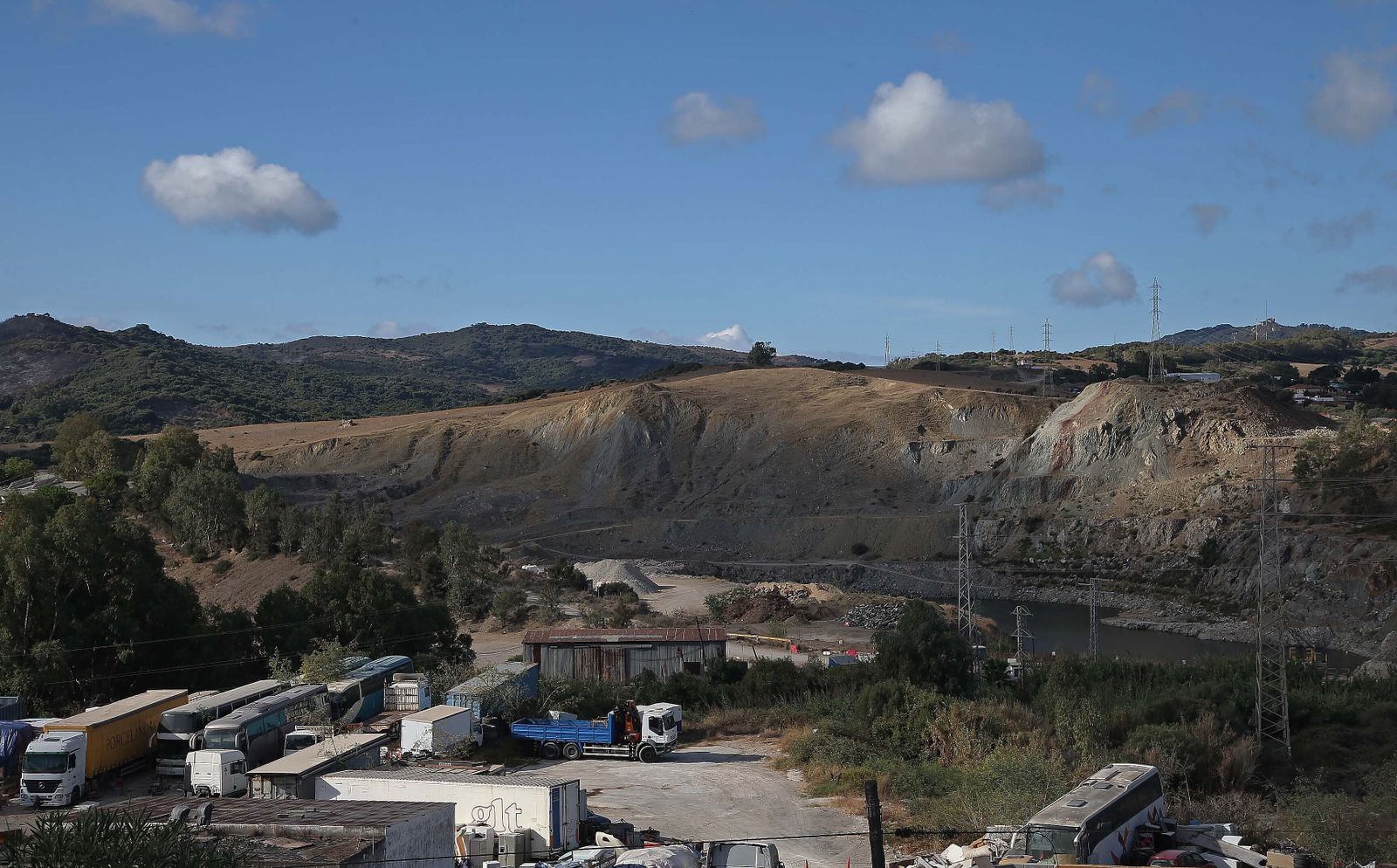 Los terrenos de Los Guijos donde prevé instalarse la planta de asfaltado.