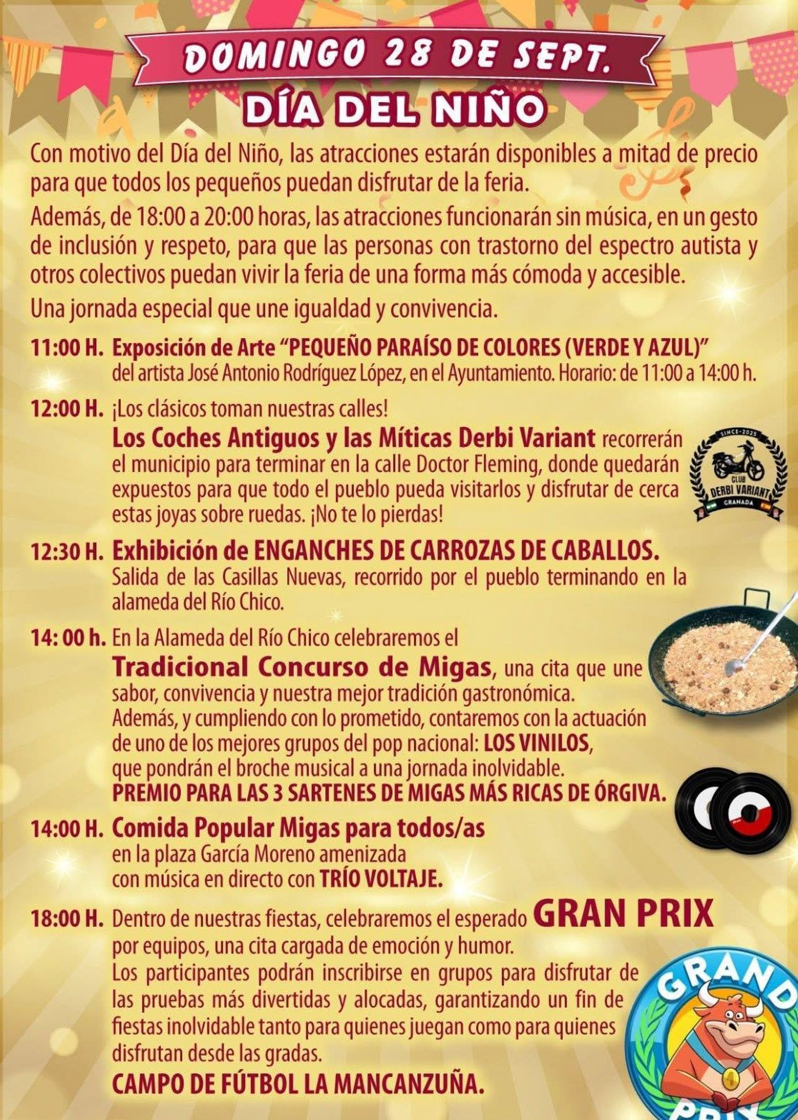 Programa de las Fiestas de Órgiva